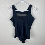 One Piece Black small mesh  swimsuit bodysuit Photo 1