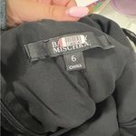 Badgley Mischka Black Embellished Waist Pleated Gown Size 6 US $795 Photo 7