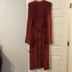 Free People Fancy Long Sweater size M length 48” bust 32” so fluffy & beautiful Photo 8