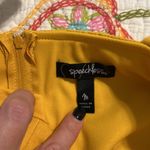 Speechless  junior medium mustard sweetheart neck fit & flare dress padded cups Photo 8