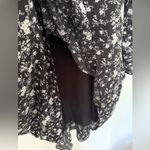 Wishlist Long Sleeve Black Floral Boho Flowy Dress Size Medium/Large Photo 5
