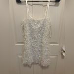 Lulus white feather fringe mini dress size xs homecoming party dress Photo 8