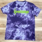 Goosebumps Purple Tie Dye Graphic Tee Shirt Women’s Medium Photo 0