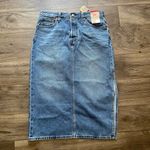 Levi's  Women's Side Slit denim jeans Skirt Artist Divided Photo 2