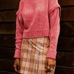 Urban Outfitters Daria Double Take chenille cropped sweater S Photo 0