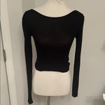 Urban Outfitters Cutest  Black Long Sleeve Top Photo 1