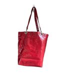 Cheerleader Red patent shiny tote bag Red Photo 1