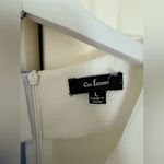 Ces Femme Light Blue/Purple and White Colorblock Shift Dress Size Large Blue Photo 3