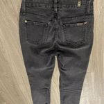 7 For All Mankind Men's Charcoal Skinny Jeans Photo 2