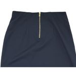 Philosophy Size 6 Knee Length Black “Night Life” Pencil Skirt Back Zipper Photo 2