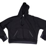 Athleta Black Cropped Recover Hoodie size Small Photo 5