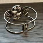 Pastel Gemstone Swirl Bracelet Sparkling Statement Jewelry for Everyday Elegance Silver Photo 1