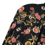 Premise  Black Floral Blouse Long Sleeve Ruffle Flowy Tunic Top Size 1X Photo 9