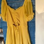 Puff Sleeve‎ Romper Yellow Size M Photo 5