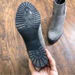 Sam Edelman • Hanley Suede Chelsea Boot grey leather ankle block heeled Photo 8