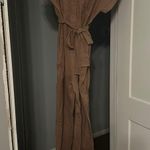 Gauze maternity jumpsuit little planet Brown Size M Photo 0