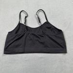 No Boundaries  Sports Bra Crop Top XL Black Seamless Adjustable Straps Comfort Photo 1