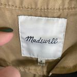 Madewell  Jacket‎ Womens Utility Military Full Zip Khaki Tan Pockets Photo 4