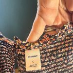 Old Navy  Long Sleeve Navy & Pink Floral Maxi Dress Photo 8