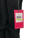 Vince Camuto  Black Moss Crepe Blouson Wide Leg Crop Jumpsuit New Photo 5