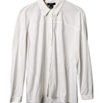 Lafayette 148  Women’s Collared Button Down Button Up Shirt White Size Large Photo 0