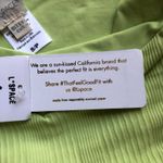 l*space L  Court Bitsy Cut Mojito Green Ribbed Bikini Bottom Women's Small NWT Photo 9