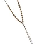 Gorjana new ϟ Pyrite Gem Beaded Necklace ϟ 18K Silverplated ϟ Energy Spiritual Photo 4