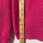 Marine layer  Skylar Mockneck Sweater Chunky Knit Bubblegum Pink Size Small Photo 8