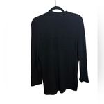 St. John  Black Textured Santana Knit Tunic Sweater Photo 1