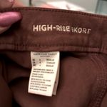 American Eagle  High Rise Faux Suede Burgundy Wrap Skort Photo 7