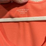 Garnet Hill  Green Cotton Orange Layer Tank Size Large Photo 1