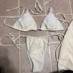 Amazon Essentials Cream Bikini Set Size M Photo 2