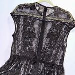 Donna Morgan  Black Lace Midi Dress Photo 4