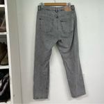 ZARA Straight Leg Grey Gray High Rise Womens Jeans 8 Zip Fly Casual Fall Denim Photo 6