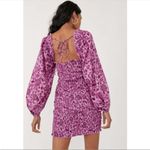 Free People Womens Smock It To Me Smocked Floral Mini Dress In Azalea Combo S Photo 3
