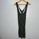 Aerie  Olive Green Leopard Print Shorts Tank Romper | S Photo 1