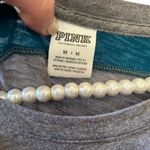 Victoria's Secret PINK | Gray and Teal Long sleeve Shirt Size Medium Photo 2