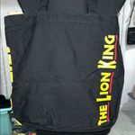 Disney  Lion King Tote Bag - Black and Yellow Photo 1