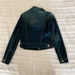 True Religion  Emily Dark Wash Western Jean Denim Jacket Women’s Size M Photo 1