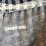 Lands End Blue and White Gingham Check Lounge Pants Plus Size Comfy Casual 1X Photo 8