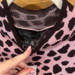 Ann Taylor Pink Giraffe Animal Print Sweater Dress Photo 5