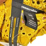 Scotch & Soda Yellow Eyelet Exaggerated Ruffle Top Size M Euro Summer Vibe! Photo 9