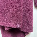 Barefoot Dreams  CozyChic Lite Women’s Size 2X Plum Waterfall Cardigan Pockets Photo 4