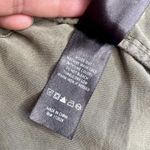 Max jeans  Womens Small Vest Top Sleeveless Olive Green Woven‎ Open Cinch Waist Photo 7