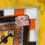 Vtg Vanette Creations Silk Hand Rolled Scarf chess pieces and board Photo 5