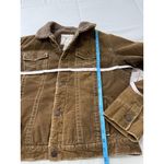 Aeropostale Aéropostale Brown Sherpa Lining Button Up Chest Pockets Denim Jacket Womens XL Photo 4