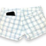 OTB Womens Shorts Plaid Lightweight Summer Blue White Yellow Gold Y2K Size 5 6 Photo 6