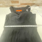 Cynthia Steffe sleeveless silk dress with crochet details black Sz M Photo 9