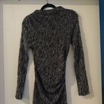 ZARA NWOT  Knit Black Metallic Thread Dress Size M Photo 12