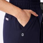 FIGS Ultra High Rise Shelby Wide Leg Scrub Pants in Navy, Size Medium Photo 4
